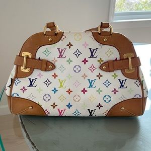 LOUIS VUITTON Monogram Multicolor Claudia White
